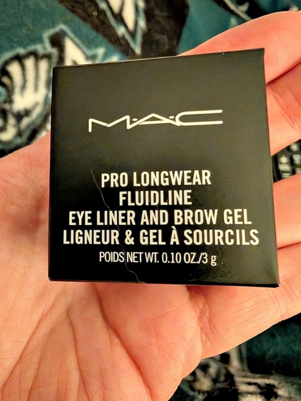 MAC Pro Longwear Fluidline Eye Liner and Brow Gel Black NWT